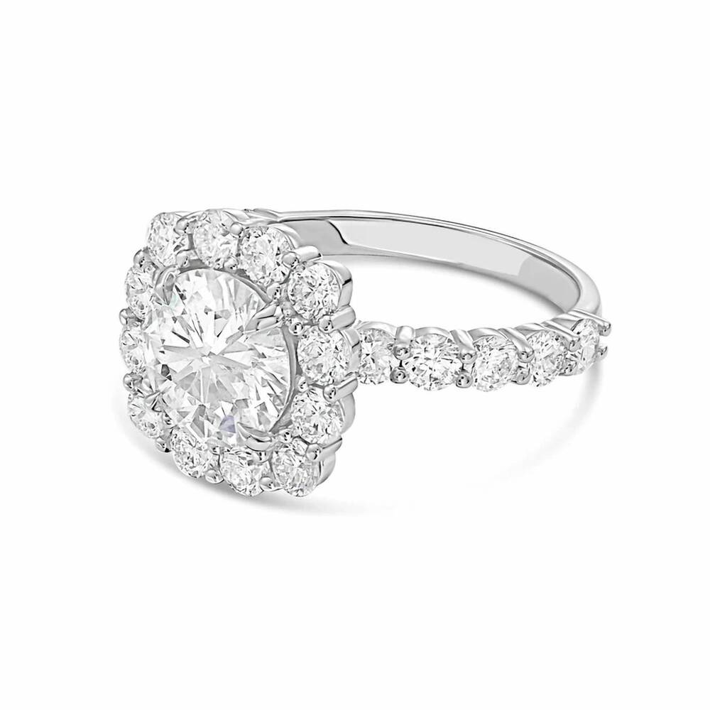 NEW DIANA M JEWELS women's round lab-grown diamond fashion ring (6.00 ct) - eleg - Picture 2 of 2